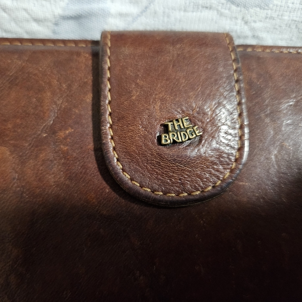 The Bridge Brown Leather Wallet - Picture 3 of 7